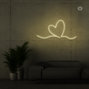 Sinal de néon O Amor Acontece