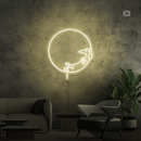 Sinal de néon Cão adormecido