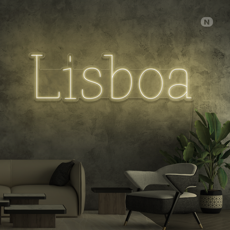 Sinal de néon Lisboa
