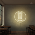 Sinal de néon Drinks
