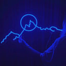 Sinal de néon Montanha