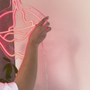 Sinal de néon Lábio cáustico