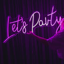 Sinal de néon Lets Party