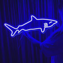 Sinal de néon Tubarão