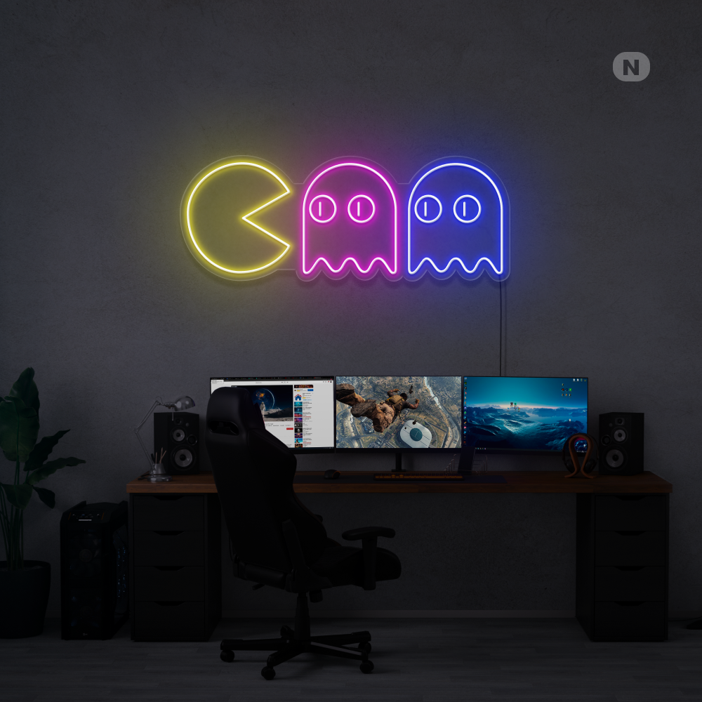 Toilet neon sign